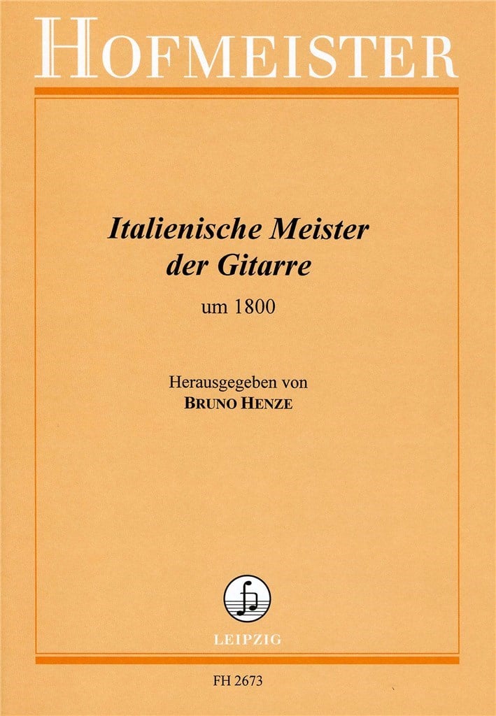 Italienische Meister der Gitarre um 1800